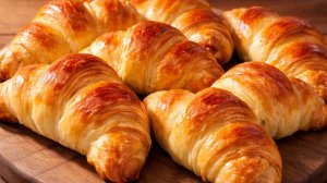 Круассаны, как в Пекарне! Слоеные, Хрустящие, просто и очень вкусно! Выпечка к чаю