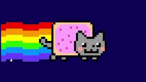 Nyan cat meme 40 minutes👾🌈
