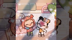 коллабик с подписчицей 🏘️❄️⛄.