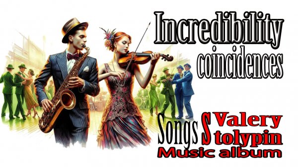 Retro blues dance tune. Music album  The Improbability of Coincidences. Lyricist Valery Stolypin