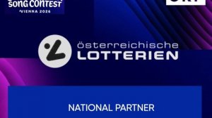 Nationaler Lotterien Partner der Eurovision Song Contest'26 in Wien