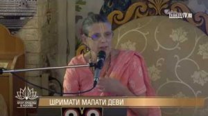 "Слабые стандарты - слабый ISKCON" Шримати Малати деви даси