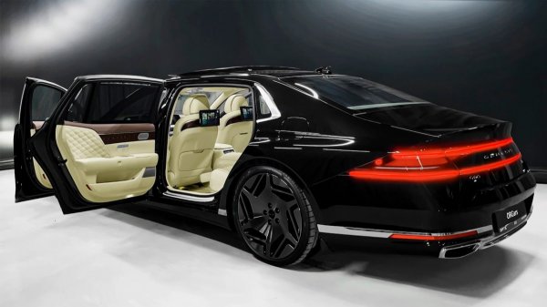 Genesis G90 2026 года — интерьер, экстерьер.