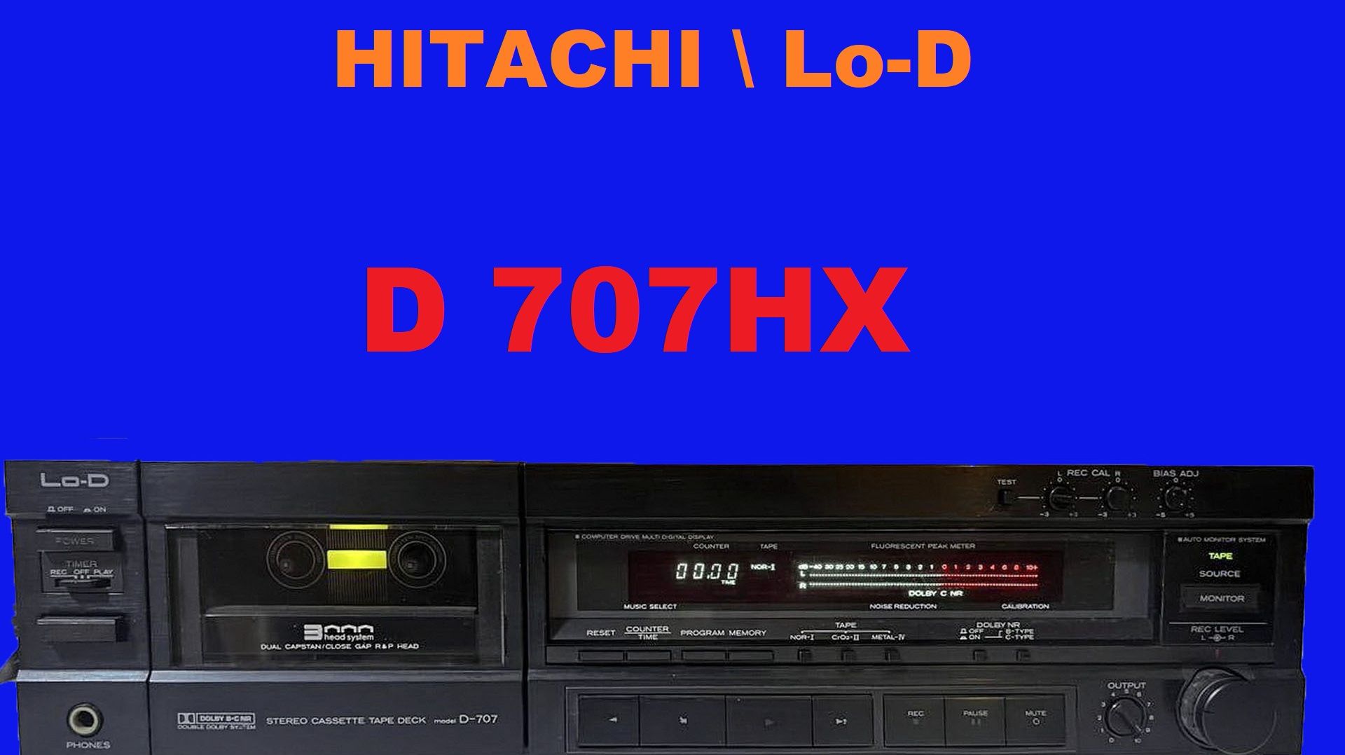 HITACHI Lo-D D 707HX! РЕДКИЙ ЗВЕРЬ В НАШИХ КРАЯХ! смотреть онлайн