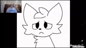 стример смотрит грустный кот