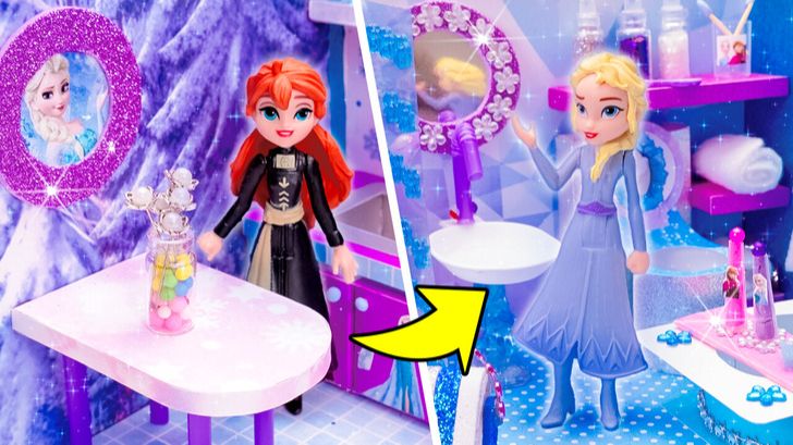 Дом в стиле ледяной королевы ❄️👑 Особняк для Эльзы и Анны смотреть онлайн