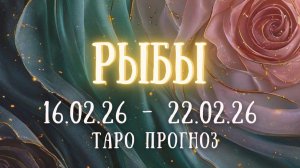 РЫБЫ ♓ таро прогноз на неделю 16.02.26 - 22.02.26