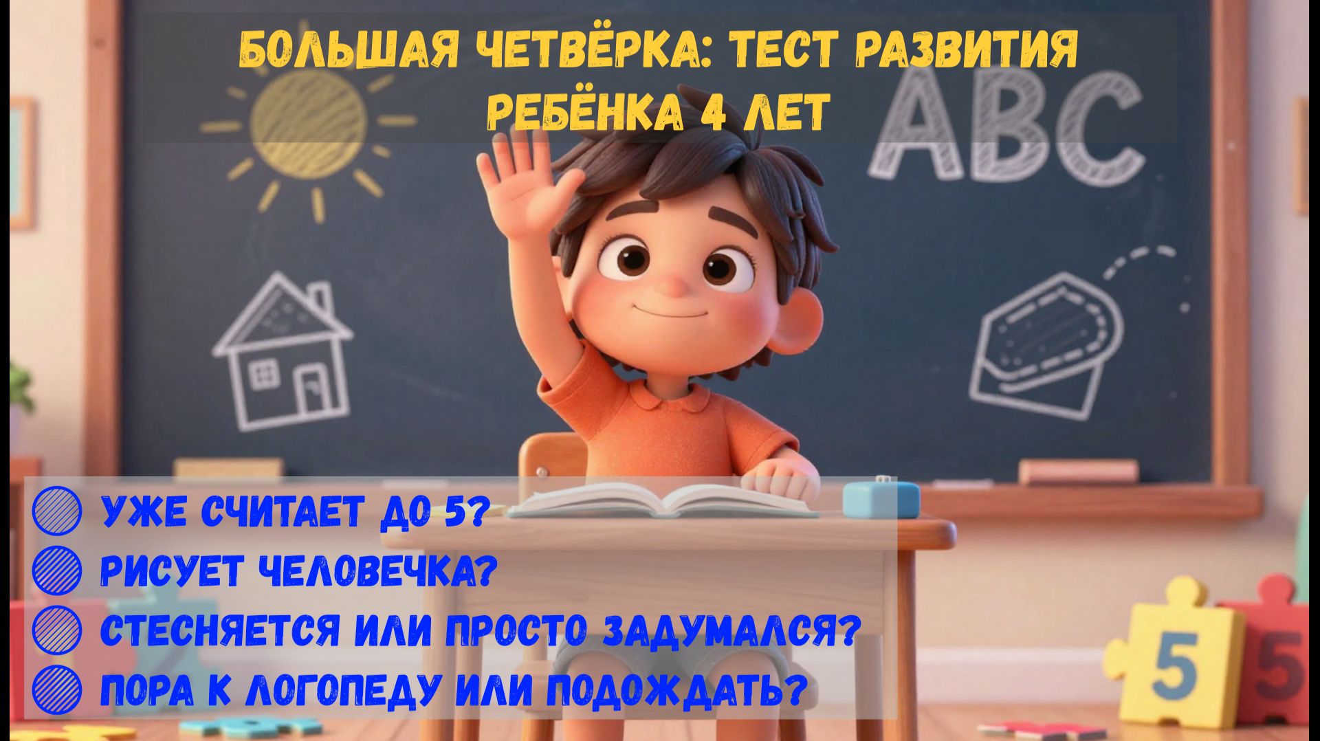 «Уже не малыш, ещё не школьник — но уже столько умеет!»| Что умеет ребёнок в 4 года