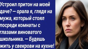 Истории со Смыслом/— Устроил притон на моей даче? — орала я, глядя на мужа/Аудиорассказ