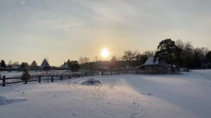 Деревня Окунево, зимняя прогулка