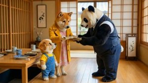 Брошенного котёнка спасли добрый щенок и мама-собака 🐱🐶❤️ | История о новой семье