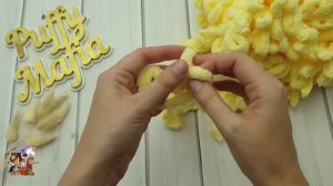 Мастер класс барашек из  Alize Puffy часть 2