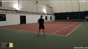 Теннис онлайн матч Андрея и Дениса в рамках турнира Каскад