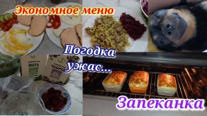Запеканка 🥘 Погода ужас 😰 Будни домохозяйки 🤷♀️💖Экономное меню 🍽️