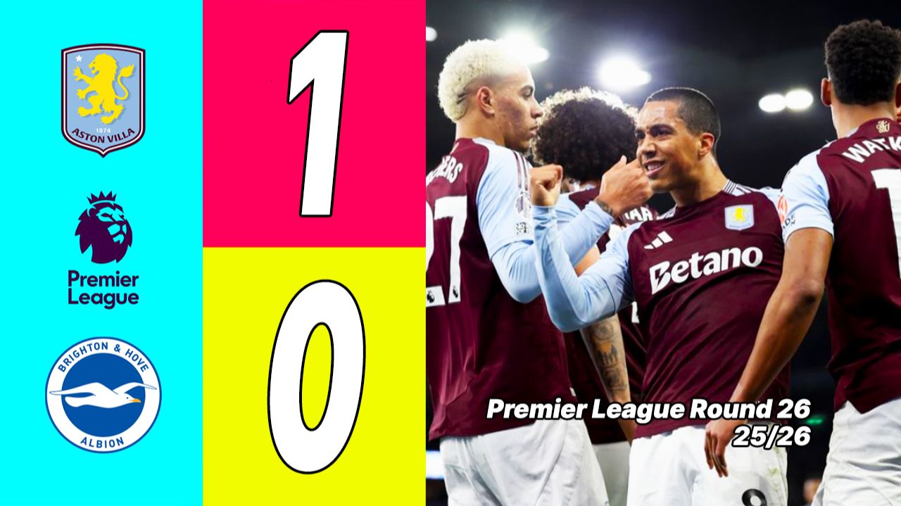 Астон Вилла — Брайтон. Краткий обзор матча 11.02.2026. АПЛ, тур 26 смотреть онлайн