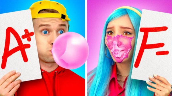 Хорошие vs плохие школьные лайфхаки 🎒 Гаджеты и типы учеников | 123GO