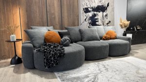 Диван БАКАРДИ  от фабрики дизайнерской мягкой мебели DIVANOFF27 (собственное производство)