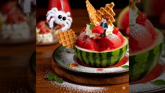 Кушаем мороженое вместе с веселым паучком в Роблокс! смотреть онлайн