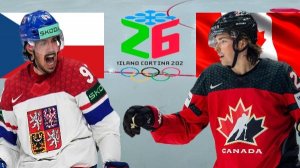 ХОККЕЙ ОЛИМПИАДА МУЖЧИНЫ.  ЧЕХИЯ - КАНАДА.  ТЕКСТОВАЯ ОНЛАЙН ТРАНСЛЯЦИЯ.