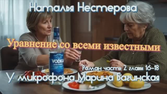 Наталья Нестерова _Уравнение со всеми известными_ Роман часть 2 главы 16-18 Читает Марина Багинская смотреть онлайн