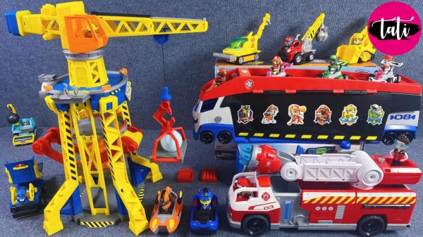 Играем в игрушки из мультика щенячий патруль. Мультфильм для детей. ASMR АСМР