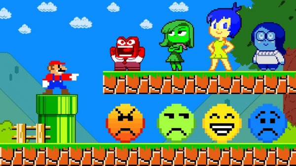 ⁉️Марио ищет персонажей Головоломка в лабиринте 💀