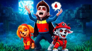 Как играть за Щенячий Патруль Вампиры Райдер Скай Маршал в Майнкрафт Мультик