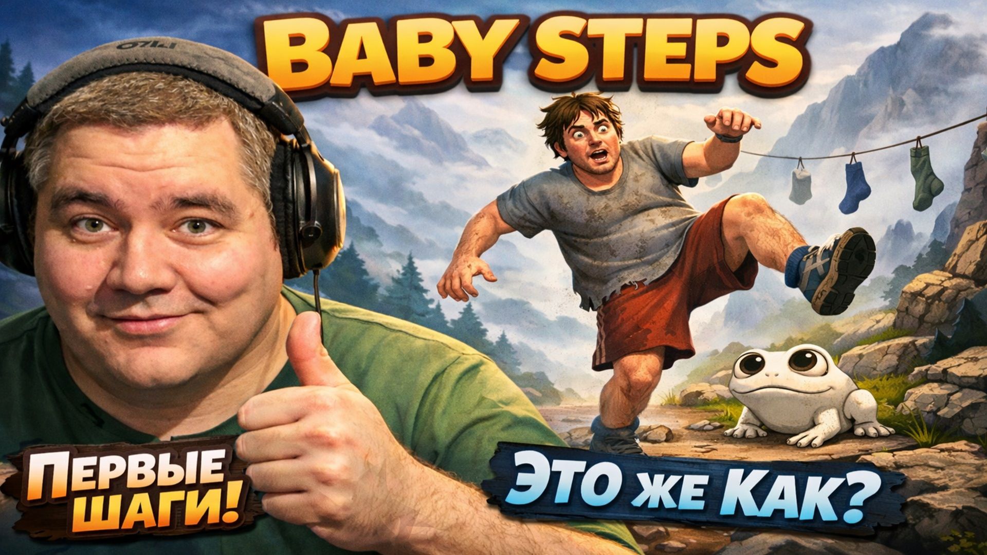 Симулятор ходьбы Baby Steps ► Prost0easy смотреть онлайн