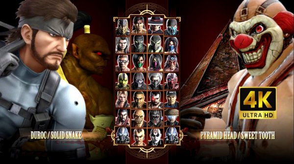 Игра за Solid Snake & Duroc в Mortal Kombat Komplete Edition на PC Expert в 4К