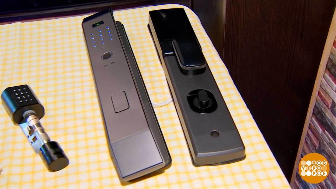 Умный замок: не лает, не кусает, отпечатки пальцев изучает. Доброе утро. Фрагмент выпуска от 12.0... смотреть онлайн