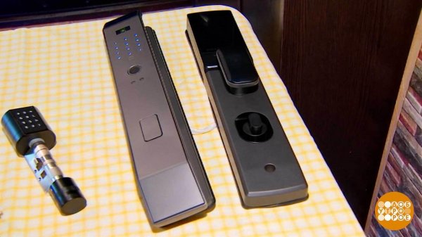 Умный замок: не лает, не кусает, отпечатки пальцев изучает. Доброе утро. Фрагмент выпуска от 12.0...