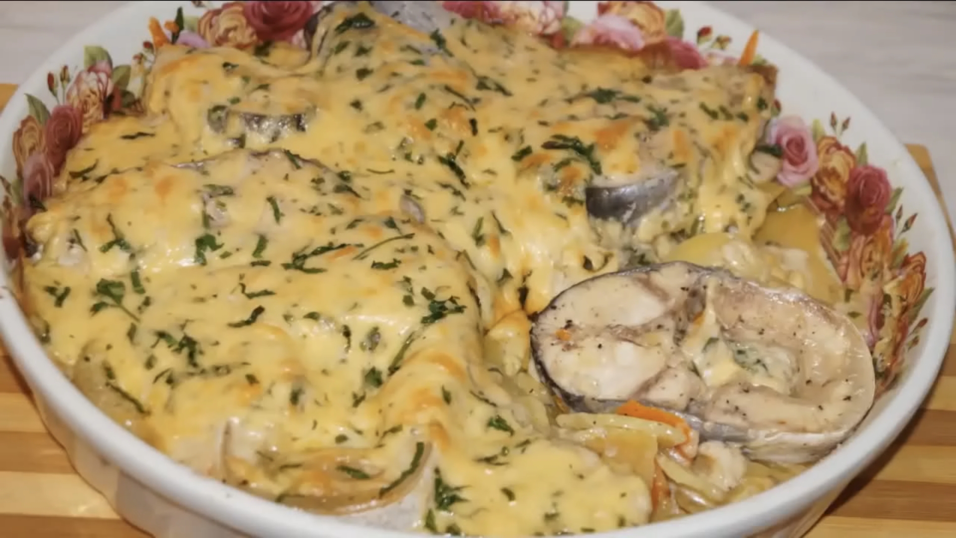 Ооочень вкусно! Рыба под сыром в духовке! смотреть онлайн