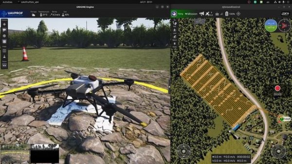 Симулятор UAVProf DRONE SIMULATOR
