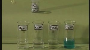 Изучение взаимодействия металлов с растворами солей