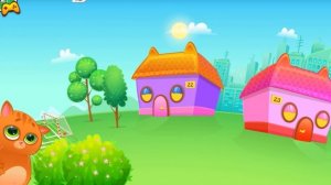 Котенок bubbu. Веселая игра. Лечим и кормим котенка. Мультики для малышей