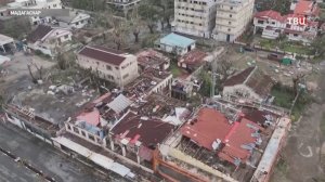 Мощный ураган практически снес с лица земли целый город в Мадагаскаре