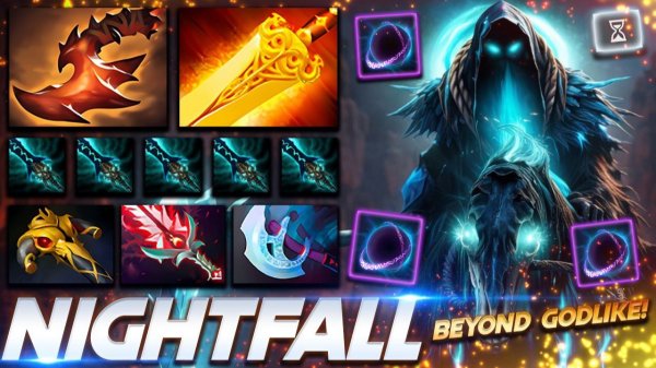 Nightfall Abaddon Beyond Godlike — профессиональный геймплей в Dota 2 [Смотри и учись]