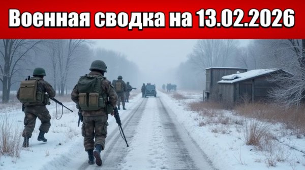 «ВСУ контратакуют по всей ЛБС на Гуляйпольском фронте!»: Военная сводка с фронта СВО на 13.02.2026