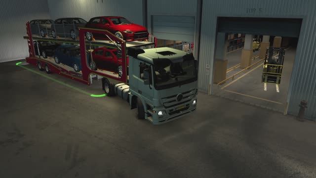 Euro Truck Simulator 2 #28 - Обновление интерфейса, покупка 3-его трака. Перевозка Автомобилей 224км смотреть онлайн