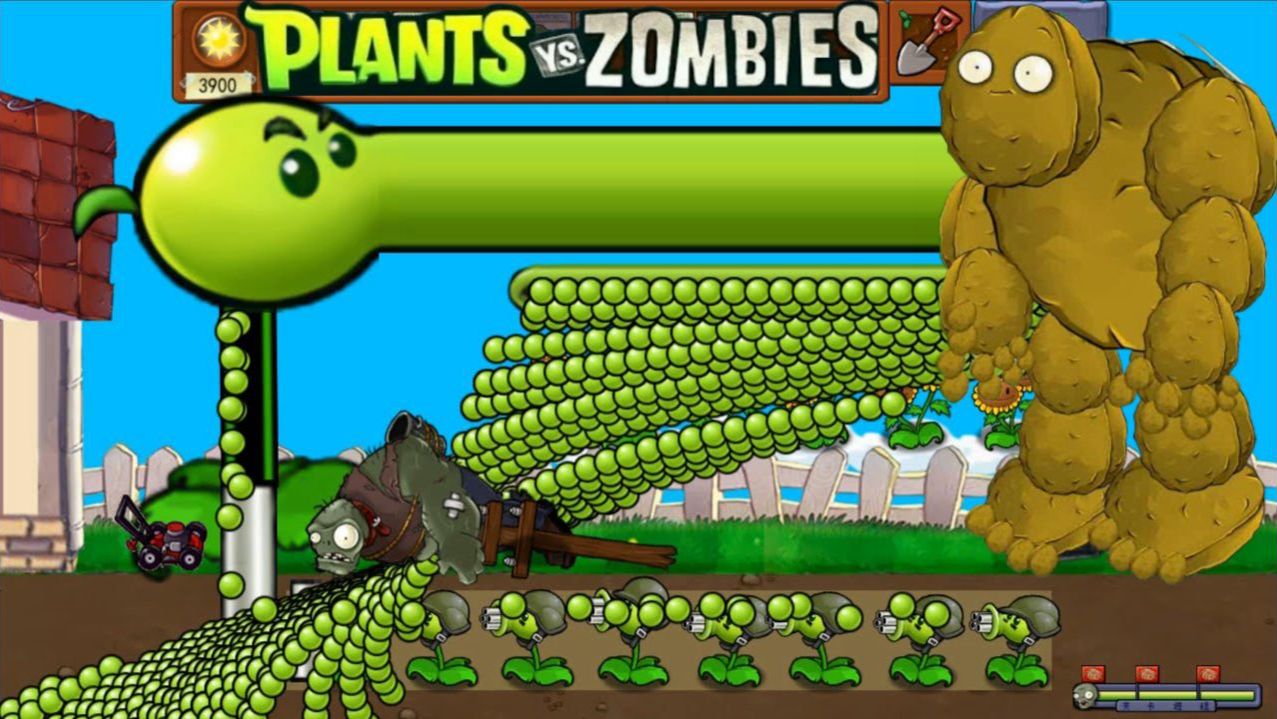 Зомби против растений! Plants vs Zombies ПвЗ PvZ Растения против Зомби смотреть онлайн