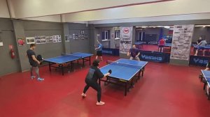 жесть! Балашов С. (646) - Нельсон Д. (672) настольный теннис 10.02 Малиновый 400+ турнир