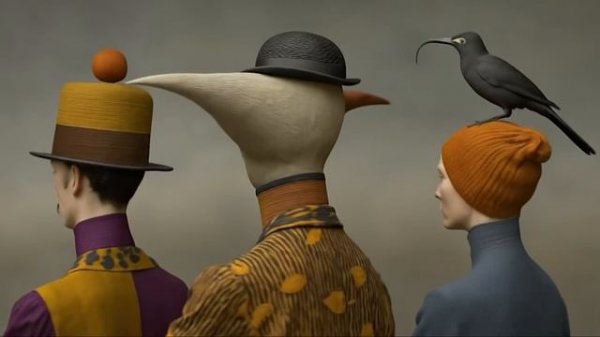 AI Surreal Painting Style Video-(1072p24)