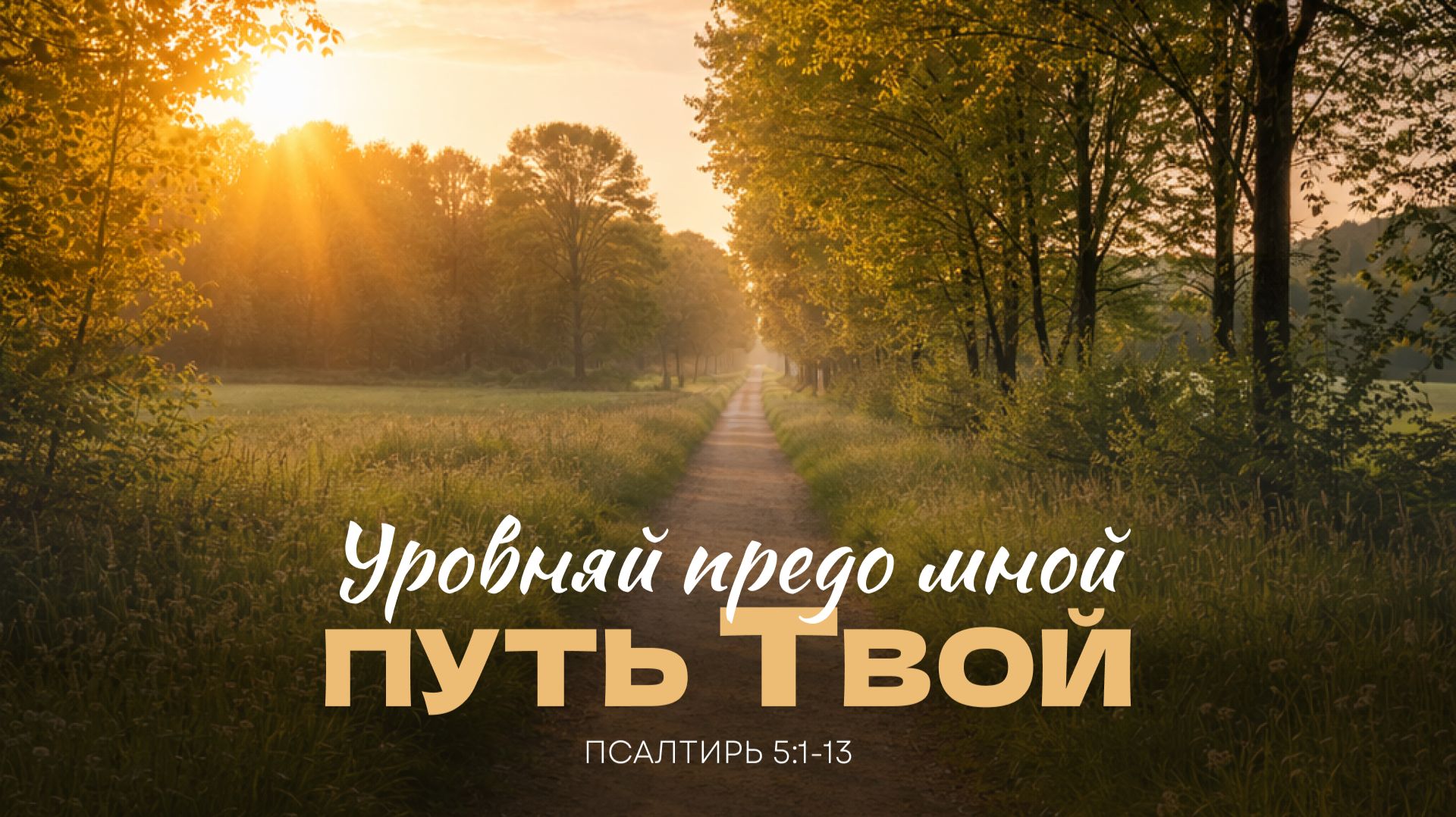 Уровняй предо мной путь Твой | Псалтирь 5:1-13 | Демидов Андрей 08.02.26 смотреть онлайн