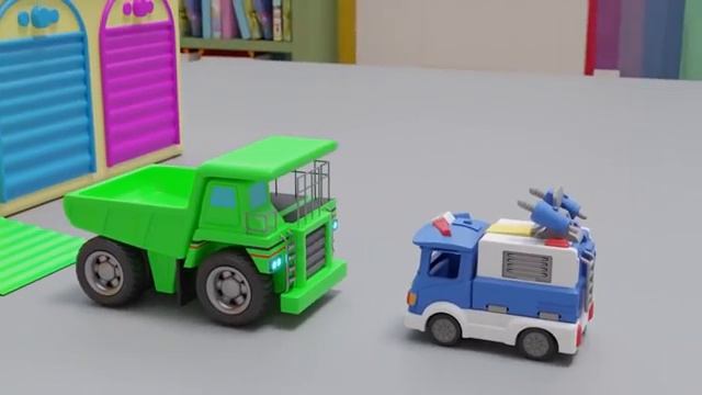 Машинки меняются местами. Мультик для детей Машинки меняются местами. Мультик для детей