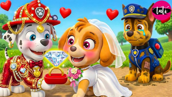 Щенячий патруль и Маршалл. Залипательное видео. Мультфильм для детей и малышей. Анимация 223