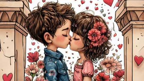 С днём святого Валентина. С днём влюблённых. Красивая музыкальная открытка. смотреть онлайн