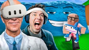 Я Перенес СБЕГИ ОТ ЦУНАМИ в VR! ДРЫНДА и АНАТОХИЧ! Roblox