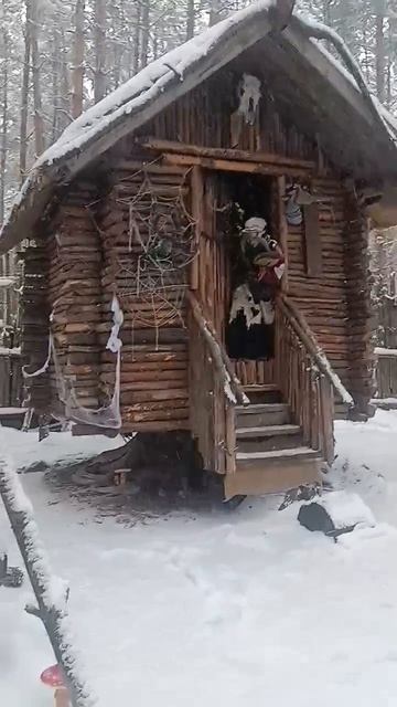 Сказочный лес в Нелже. Избушка бабы Яги