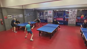 Коренюгин А. (741) - Нельсон Д. (672) настольный теннис 10.02 Малиновый 400+ турнир