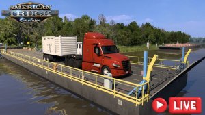 🔴🔴 #ats  (1.58) ПЕРЕВОЗКА ГРУЗОВ ИГРАю НА РУЛЕ PXN V10